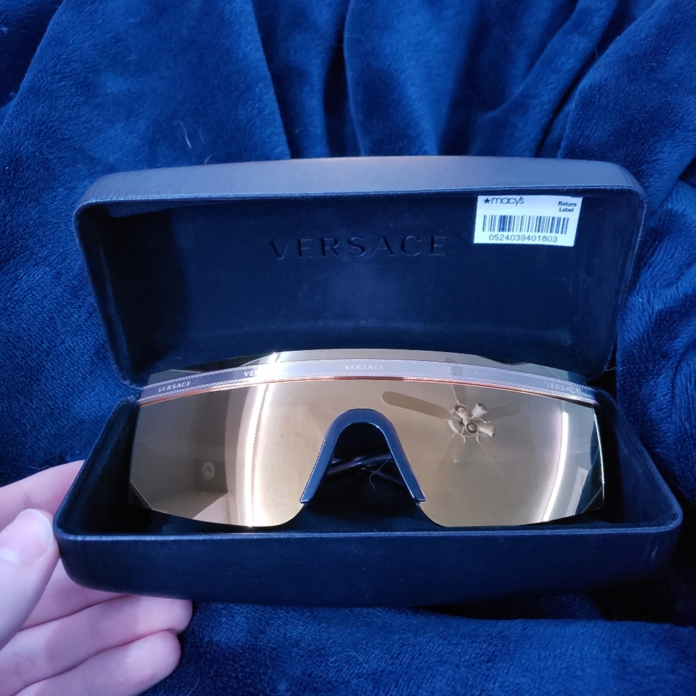 Versace Wrap-Style Sunglasses